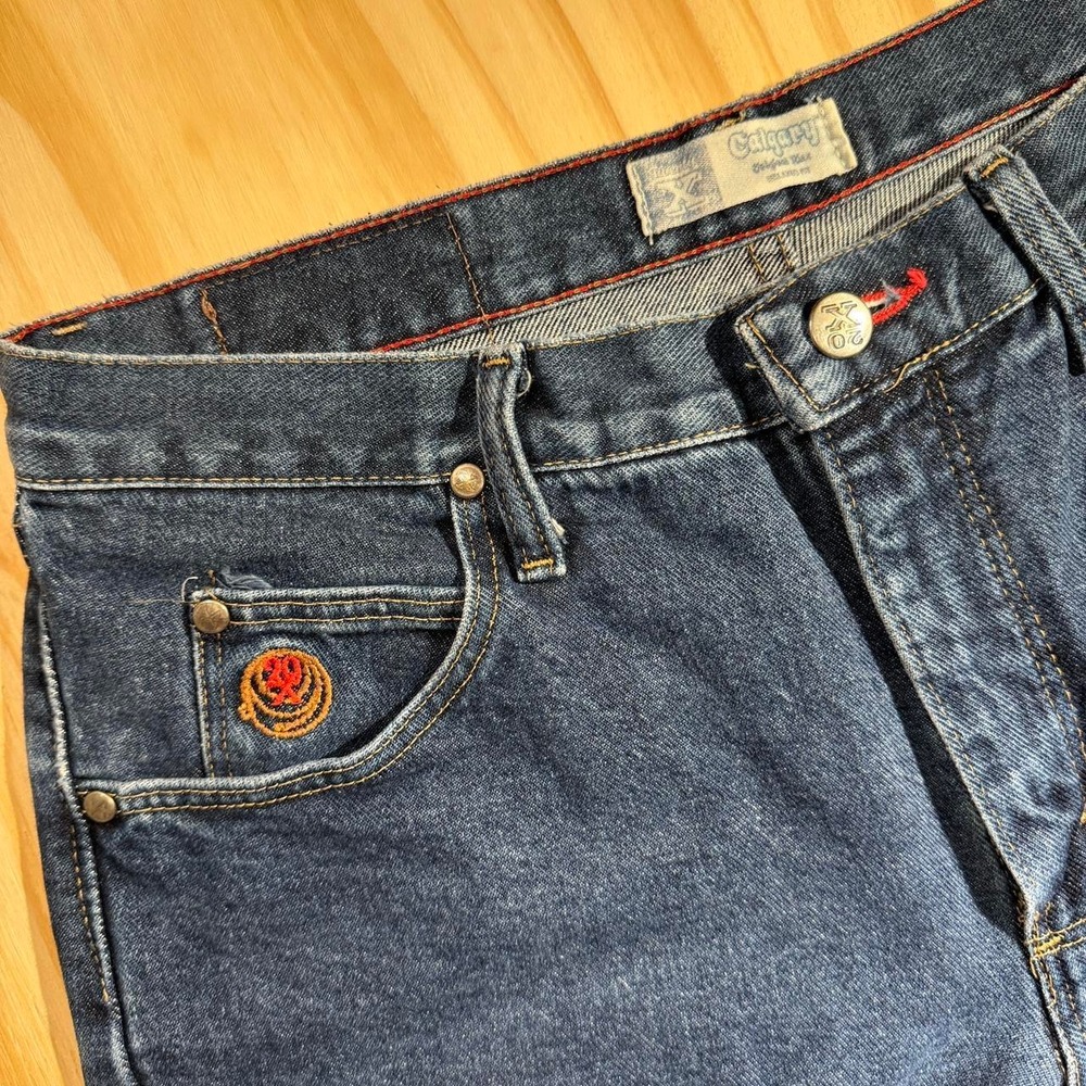 Cinch Calgary Relaxed Fit Jeans Womens 11/12x38 Dark Wash High Rise Western